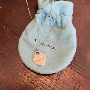 Tiffany & Co heart tag necklace